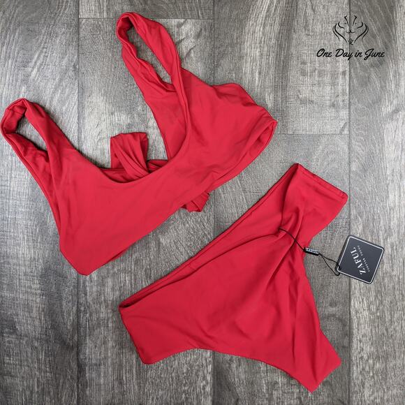 Zaful Front Knot Bikini Swimsuit Size L - Picture 4 of 4